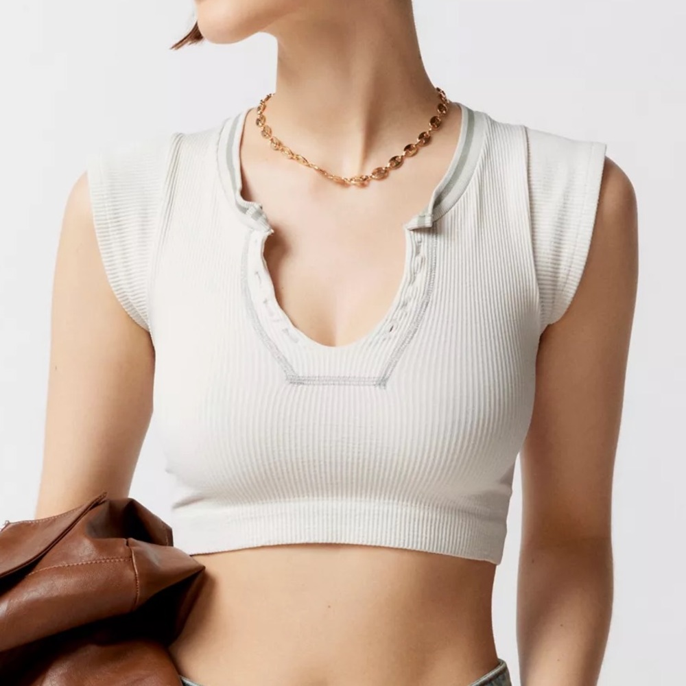 Urban Outfitters Go For Gold Seamless Top